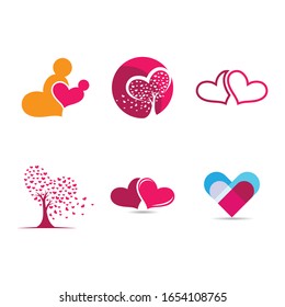 Love vector icon illustration design