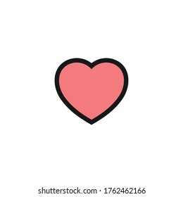  Plantilla de diseño de ilustración de icono de Love Vector