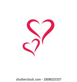 Love vector icon illustration design Template