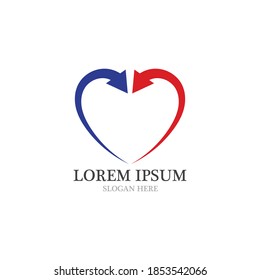 Love Vector icon illustration design Template