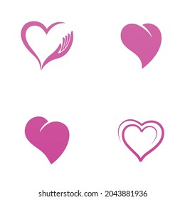 Love Vector icon illustration design Template