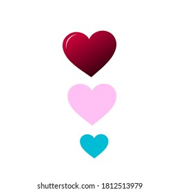 love vector icon template. eps 10