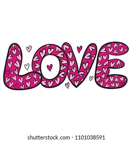Love. Vector illustration