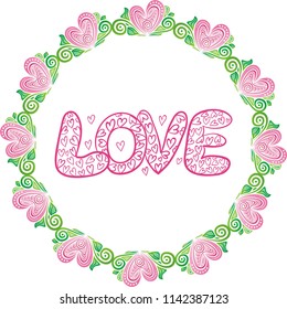 Love. Vector illustration