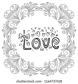 Love. Vector illustration