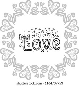 Love. Vector illustration
