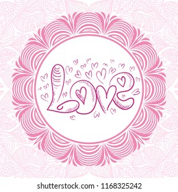 Love. Vector illustration