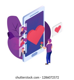 Love. Vector illustration.