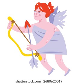 Love Vector Illustration. Flat Minimal Design. Editable Illustration for Web, Mobile, Print