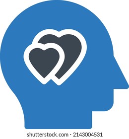 love vector illustration isolated on a transparent background. stroke vector icons for concept or web graphics.
