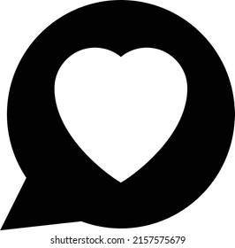 Love Vector illustration on a transparent background.Premium quality symbols.Glyphs vector icon for concept and graphic design. 
