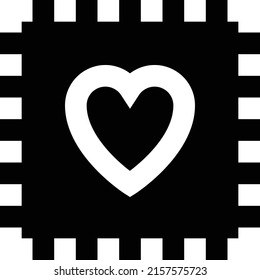 Ilustración de Love Vector en un fondo transparente.Símbolos de calidad premium.Icono vector glifos para el diseño de concepto y gráfico. 
