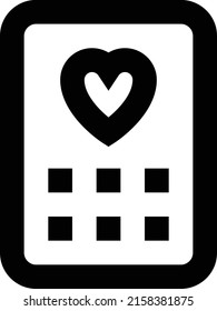 Love Vector illustration on a transparent background.Premium quality symmbols.Stroke vector icon for concept and graphic design.