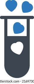 Love Vector illustration on a transparent background.Premium quality symbols.Glyphs vector icon for concept and graphic design.