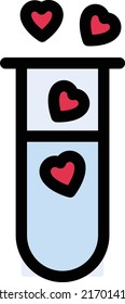 love Vector illustration on a transparent background.Premium quality symmbols.Stroke vector icon for concept and graphic design.