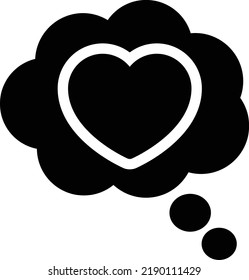 love Vector illustration on a transparent background. Premium quality symmbols. Glyphs vector icons for concept and graphic design.