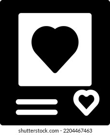 Love Vector illustration on a transparent background. Premium quality symmbols. Glyphs vector icons for concept and graphic design.
