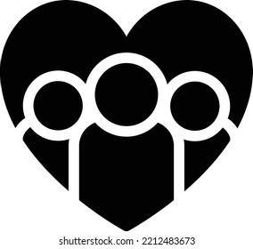 Love Vector illustration on a transparent background. Premium quality symmbols. Glyphs vector icons for concept and graphic design.