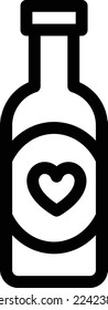 love Vector illustration on a transparent background. Premium quality symmbols. Thin line vector icons for concept and graphic design. 
