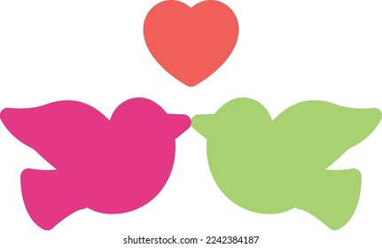 ilustración de love Vector en un fondo transparente. Símbolos de calidad superior. Iconos vectoriales de color de línea para el concepto y el diseño gráfico.