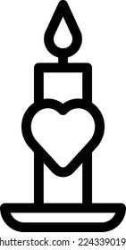 Liebe Vektorgrafik auf transparentem Hintergrund. Hochwertige Symbole. Dünne Vektorsymbole für Konzept und Grafikdesign. 
