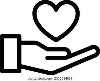 love Vector illustration on a transparent background. Premium quality symbols. Stroke vector icon for concept and graphic design.