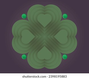 Love vector image flower file
