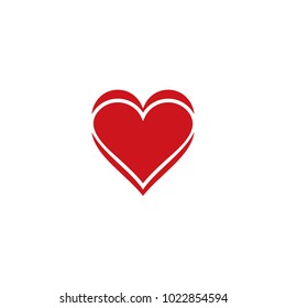 love vector logo graphic abstract template symbol