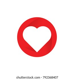 Love vector logotype emblem isolated day of illustration eps 8