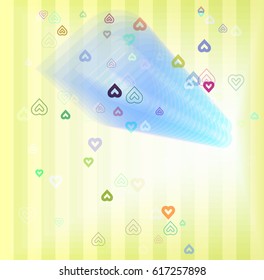 love vector pattern