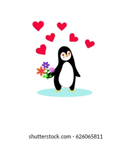 Love vector penguin