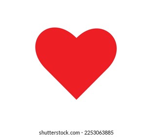 Love vector, red icon valentine