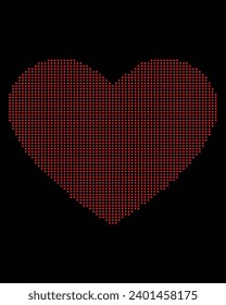 
 Love Vector Rhinestone t-shirt design
