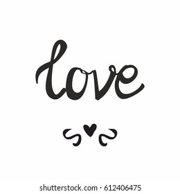 Love vector sign isolated on white background