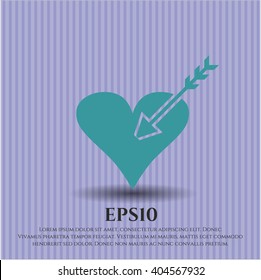 Love vector symbol