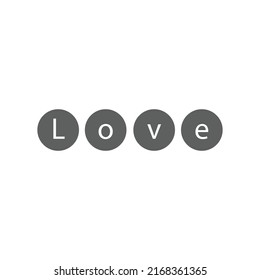 Love, vector. The symbol of love. For Valentine's Day and Wedding Greeting Cards. For printing cards, banners, posters