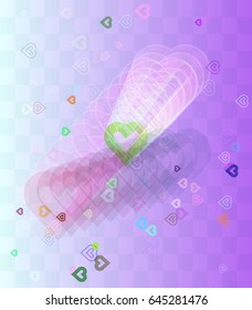 love vector texture