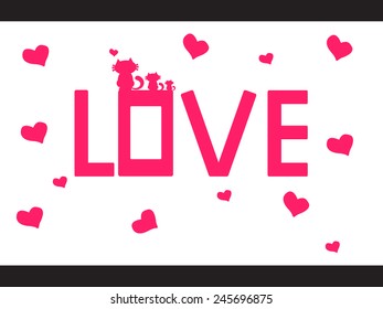 LOVE VECTOR FOR VALENTINES DAY