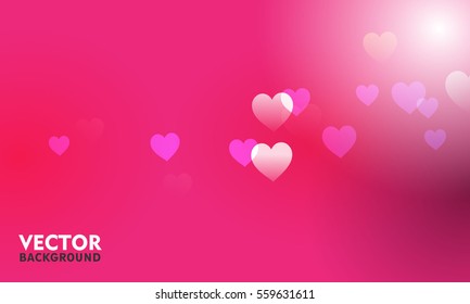 Love vector Valentines Day background
