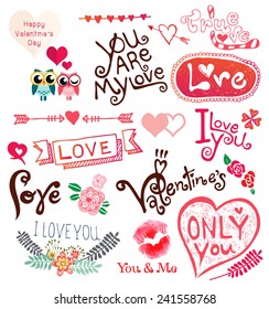 love vector,doodle