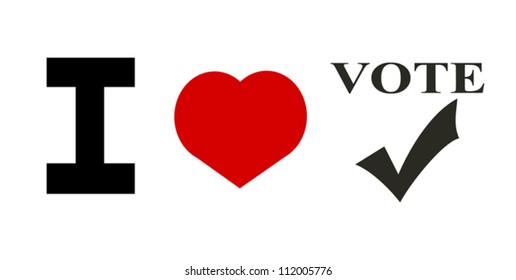 I love to vote