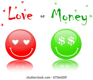 Love vs money