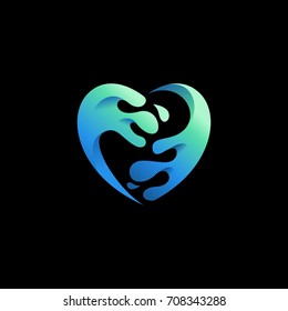 love water drop vector illustration