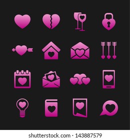 Love web icons