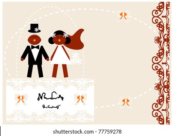 Love wedding invitation