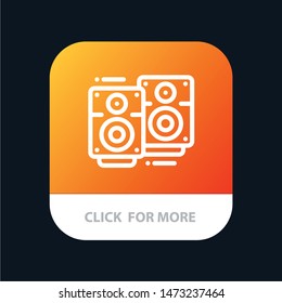 Love Wedding, Love Song, Wedding, Specked Mobile App Button. Android and IOS Line Version