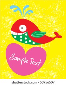 love whale tag