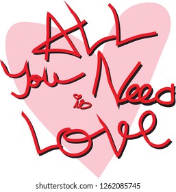 Love is what everyone wants.