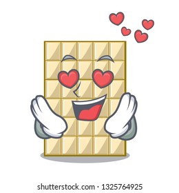 In love white chocolate on mascot wood table