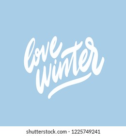 I love winter